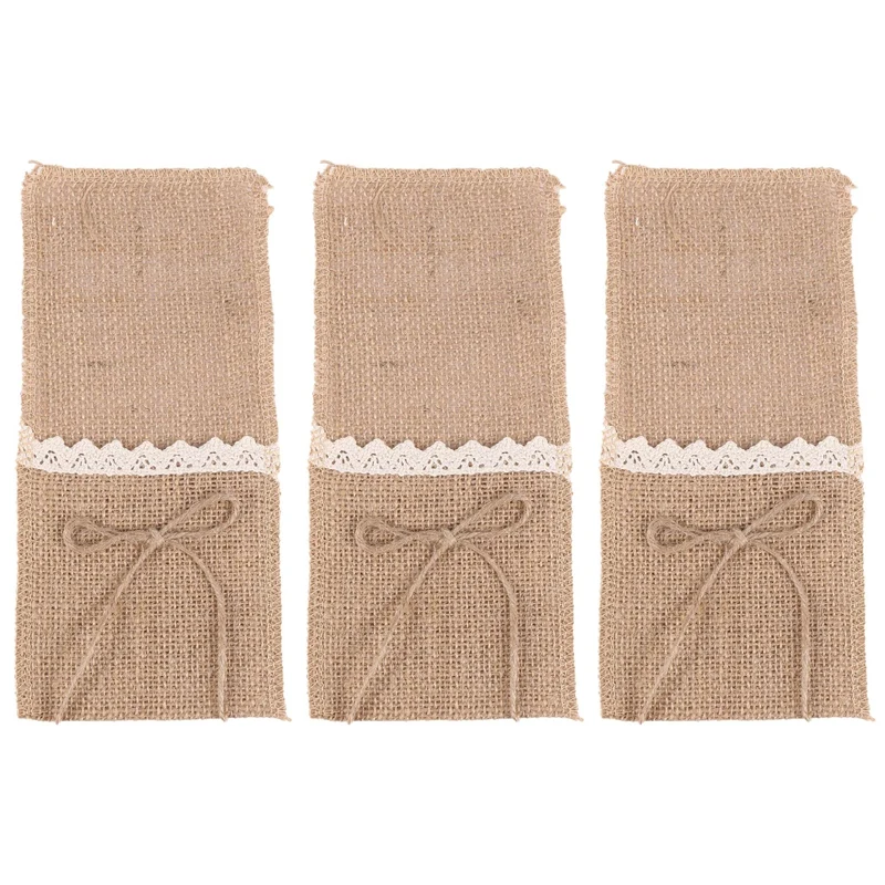 60PCS Country Wedding Table Silverware Holder Natural Burlap Cutlery Pockets Fork Pockets Rustic Wedding Decoration
60PCS Country Wedding Table Silverware Holder Natural Burlap Cutlery Pockets Fork Pockets Rustic Wedding Decoration