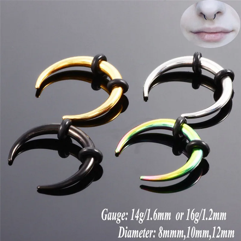 1/6/10/24/30/36Pcs Stainless Steel Fake Nose Ring Hoop Septum C Clip Lip Rings Earring for Women Piercing Body Jewelry
1/6/10/24/30/36Pcs Stainless Steel Fake Nose Ring Hoop Septum C Clip Lip Rings Earring for Women Piercing Body Jewelry