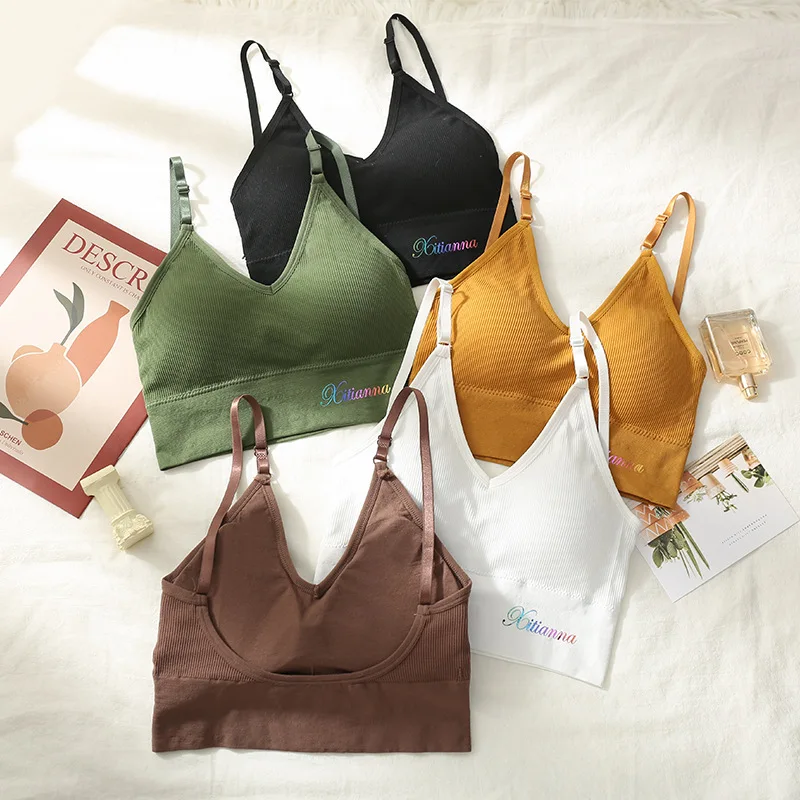 Women Sexy Crop Tops Bra Tube Top Female Streetwear Sleeveless Seamless Sports Bra Crop Camis Top Tee Bandeau Top Basic Tank
Women Sexy Crop Tops Bra Tube Top Female Streetwear Sleeveless Seamless Sports Bra Crop Camis Top Tee Bandeau Top Basic Tank