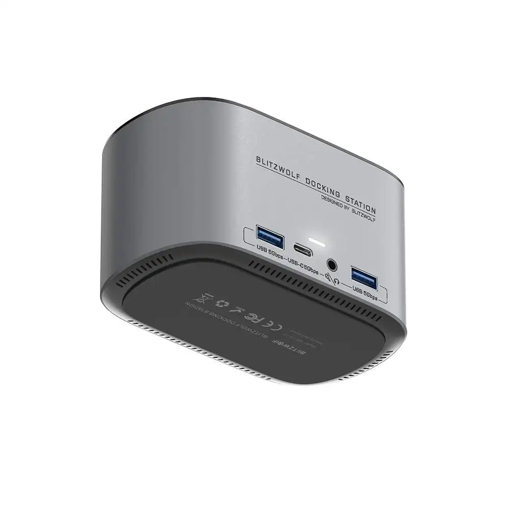 BlitzWolf BW-TH12 14-в-1 USB концентратор док-станции с M.2 SATA 3.0 NGFF SSD Корпус HD 4K/60H Тройной