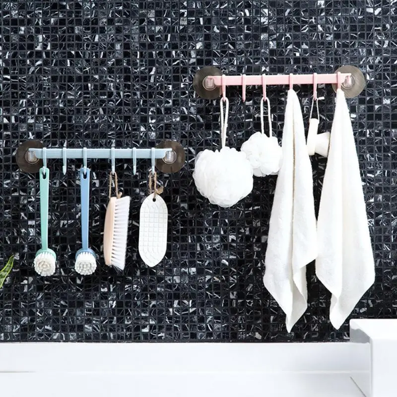 6 Rows Of Hooks Strong Adhesive Hook For Hanging On The Kitchen Wall, Creative Seamless Seamless Shelf Hook Shelves For Bathroom
6 Rows Of Hooks Strong Adhesive Hook For Hanging On The Kitchen Wall, Creative Seamless Seamless Shelf Hook Shelves For Bathroom