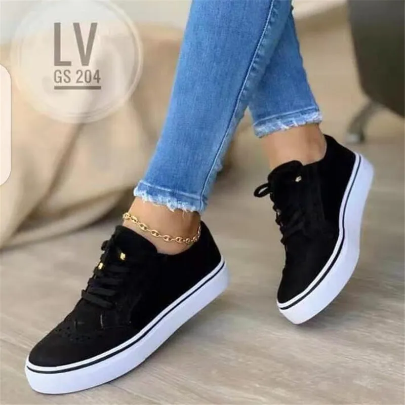 Round toe large size women's casual shoes 2021 spring new running women shoes platform sneakers all-match fashion sports loafers
Round toe large size women's casual shoes 2021 spring new running women shoes platform sneakers all-match fashion sports loafers