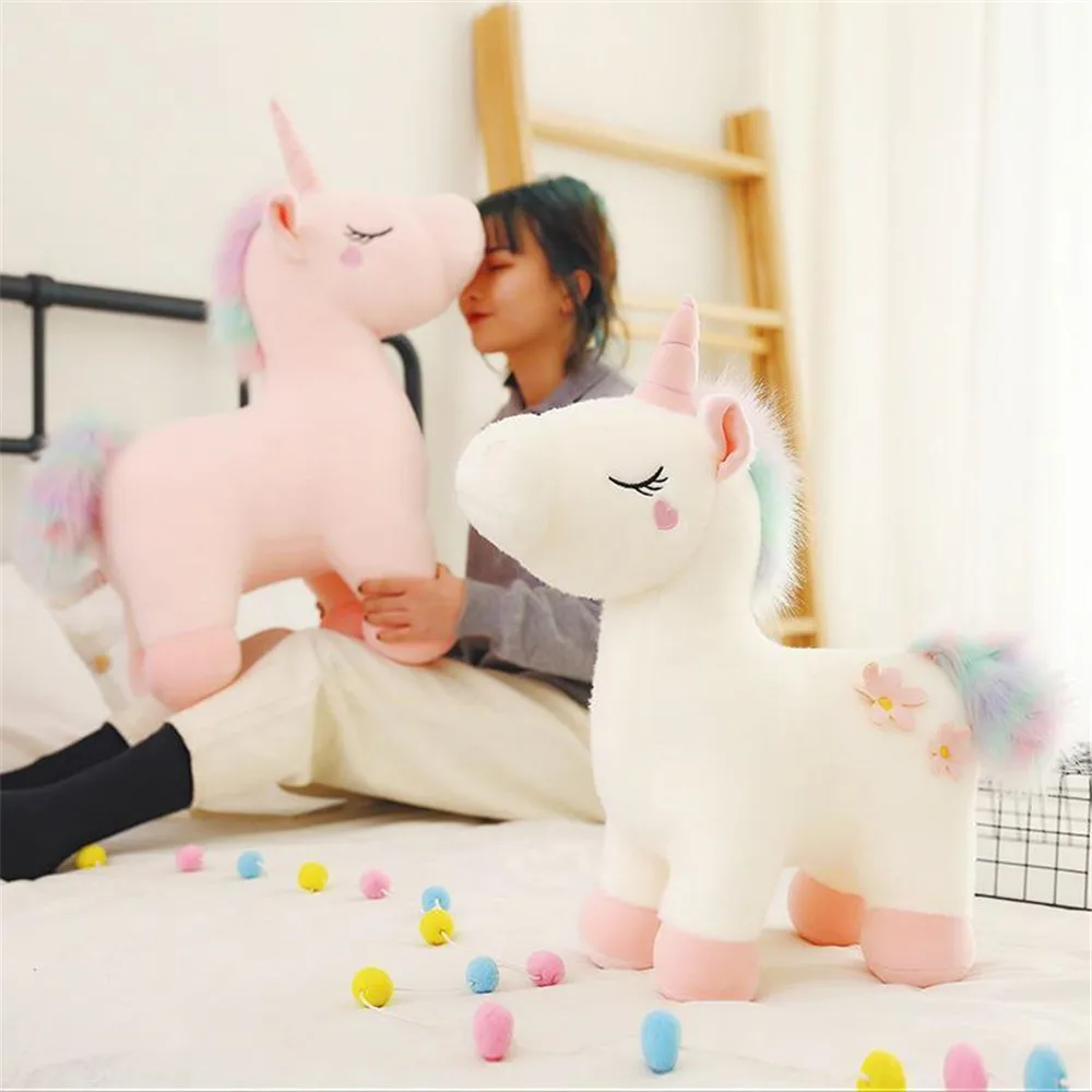 27-45cm Unique Colorful Tail Unicorns Plush toy Giant Unicorn Stuffed Animals Doll Fluffy Hair Fly Horse Toy for Child Xmas Gift
27-45cm Unique Colorful Tail Unicorns Plush toy Giant Unicorn Stuffed Animals Doll Fluffy Hair Fly Horse Toy for Child Xmas Gift