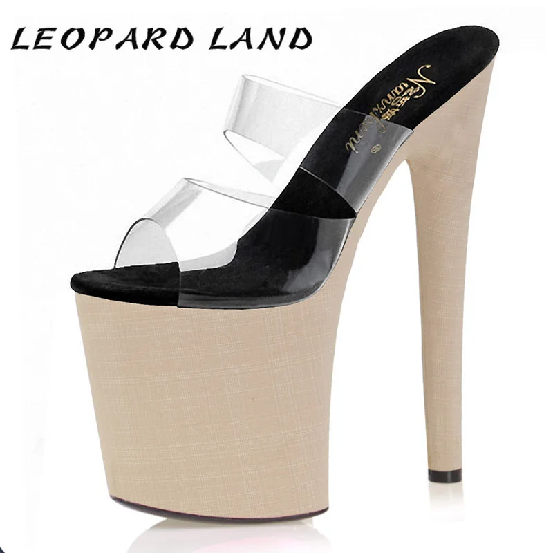 Leopard Land 20CM Sandals Solid Color Plus Size Sexy Pole Dance High Heels Nightclub Model Catwalk Platform Women's Shoes LYP
Leopard Land 20CM Sandals Solid Color Plus Size Sexy Pole Dance High Heels Nightclub Model Catwalk Platform Women's Shoes LYP