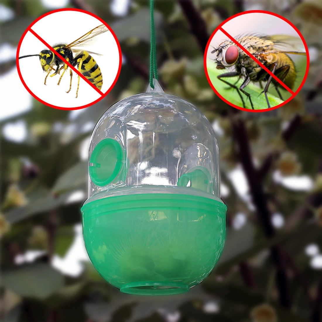 Reusable Garden Wasp Trap Kills Pest Fly Killer Reject Asian Hornet Catcher Hanging Killing Anti Bee Trap Mosquito Trap
Reusable Garden Wasp Trap Kills Pest Fly Killer Reject Asian Hornet Catcher Hanging Killing Anti Bee Trap Mosquito Trap