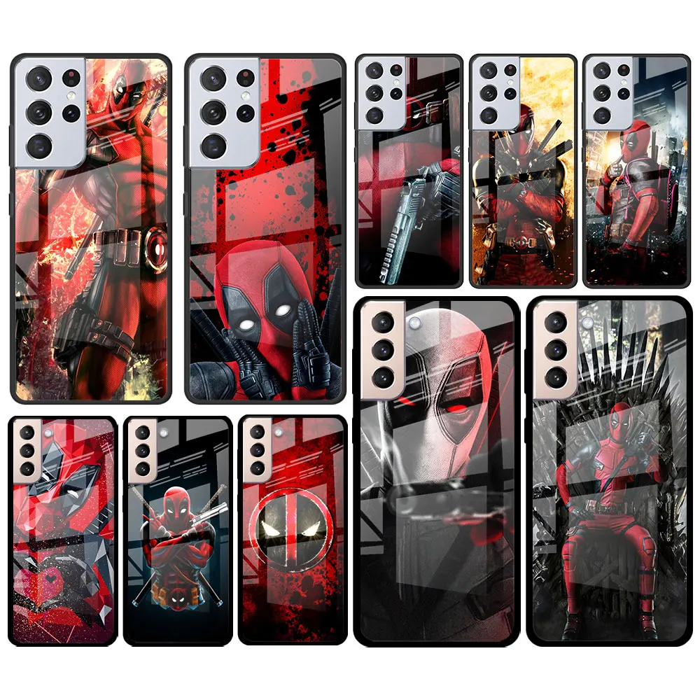 Deadpool Hero Marvel for Samsung Galaxy S21 Ultra Plus A72 A52 4G 5G M51 M31 M21 Luxury Tempered Glass Phone Case Cover 
Deadpool Hero Marvel for Samsung Galaxy S21 Ultra Plus A72 A52 4G 5G M51 M31 M21 Luxury Tempered Glass Phone Case Cover