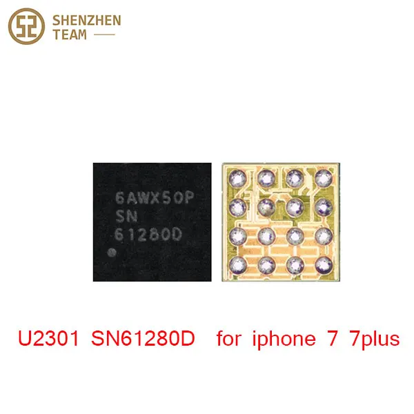 SZteam 10pcs/lot U2301 3.7V SN61280D camera power supply boost IC Module chip for iphone 7 7plus Replacement Parts
SZteam 10pcs/lot U2301 3.7V SN61280D camera power supply boost IC Module chip for iphone 7 7plus Replacement Parts