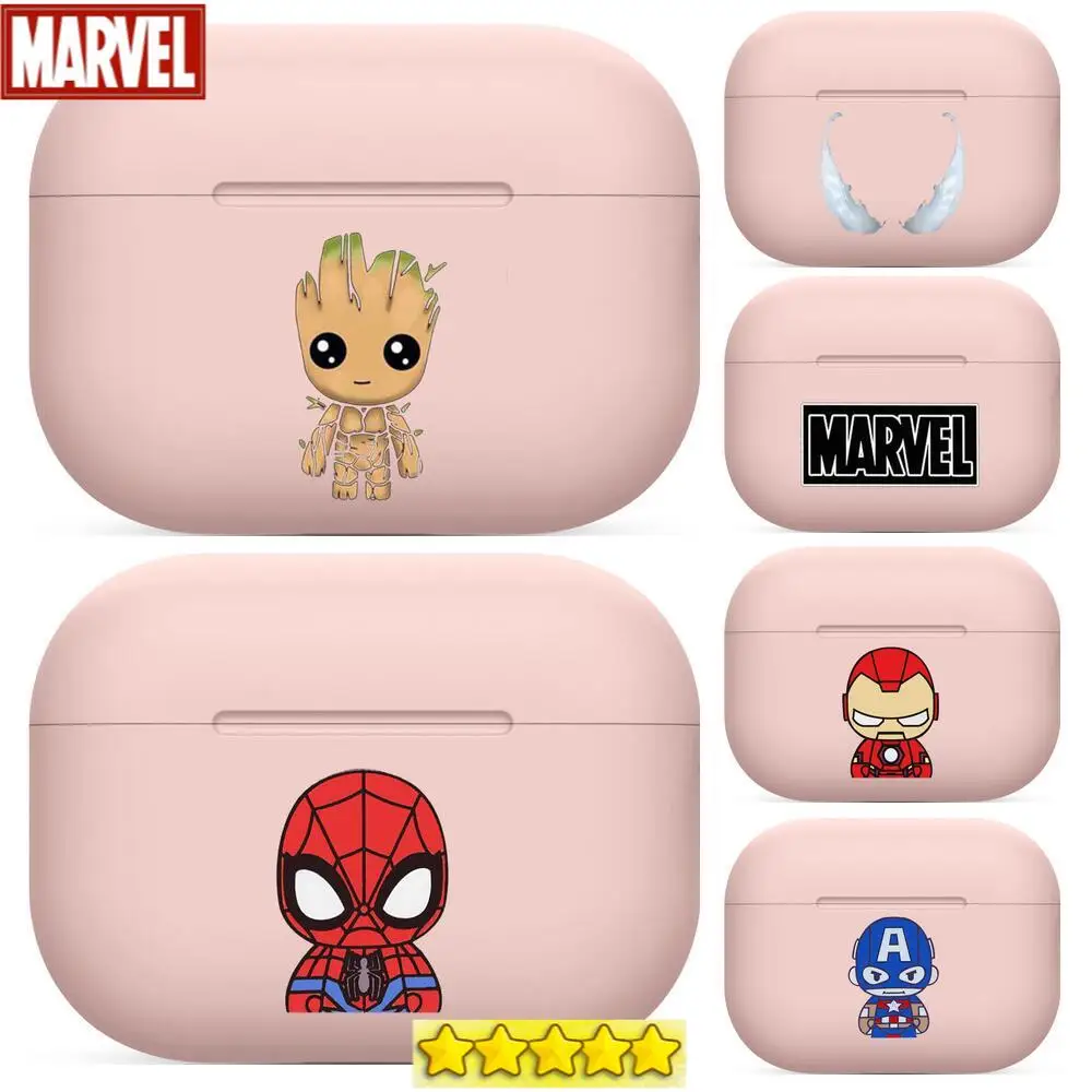 Marvel Comics Heroes For Airpods 1 2 pro case Protective Bluetooth Wireless Earphone Cover For Air Pods case air pod cases Pink
Marvel Comics Heroes For Airpods 1 2 pro case Protective Bluetooth Wireless Earphone Cover For Air Pods case air pod cases Pink