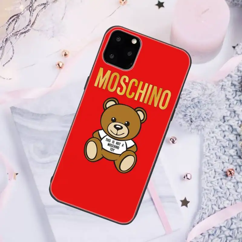 Luxury Italy Luxury Brand-Moschino Bear Phone Cases For Iphone 6 6s 7 8 Plus XR X XS XSmax 11 12 Pro Mini Max
Luxury Italy Luxury Brand-Moschino Bear Phone Cases For Iphone 6 6s 7 8 Plus XR X XS XSmax 11 12 Pro Mini Max