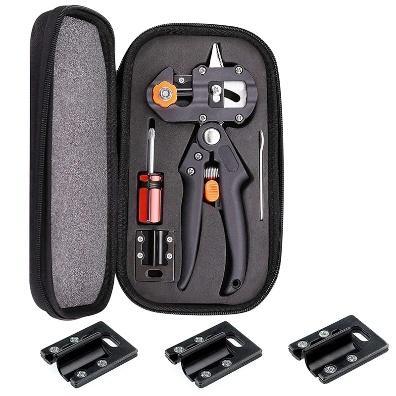 Набор инструментов для садовых прививок для фруктовых деревьев, обрезка прививки 2 в 1 Простая решетка с 6 лезвиями (2V & 2U & 2Ω Cut)
Набор инструментов для садовых прививок для фруктовых деревьев, обрезка прививки 2 в 1 Простая решетка с 6 лезвиями (2V & 2U & 2Ω Cut)