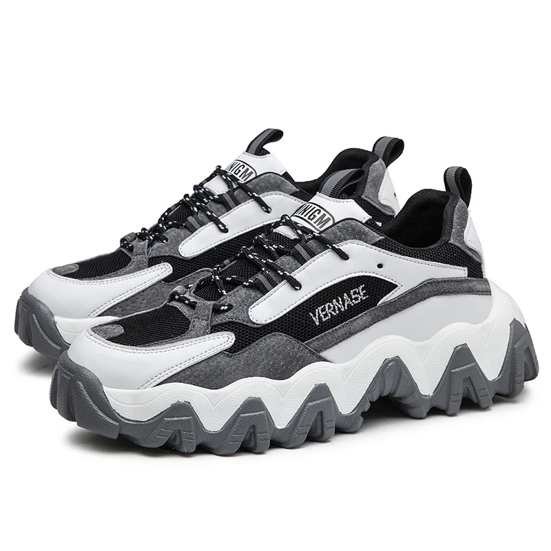 Fashionable thick soled men's shoes casual breathable running shoes heightening jogging shoes
Fashionable thick soled men's shoes casual breathable running shoes heightening jogging shoes