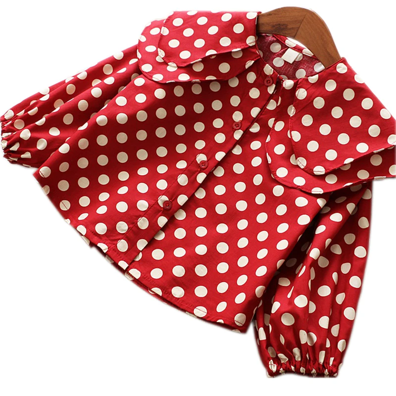 Lotus Leaf Collar Long-sleeved Sweet Shirt 2020 Autumn New Girls Korean Style Baby Polka Dot Spring and Autumn
Lotus Leaf Collar Long-sleeved Sweet Shirt 2020 Autumn New Girls Korean Style Baby Polka Dot Spring and Autumn