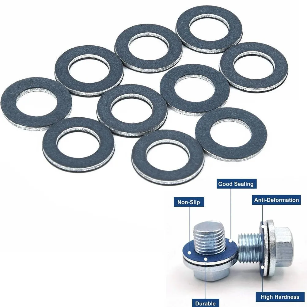 10Pcs Set Oil Drain Plug Gasket 90430-12031 Blue For 1985-2016 Toyota Corolla New
10Pcs Set Oil Drain Plug Gasket 90430-12031 Blue For 1985-2016 Toyota Corolla New