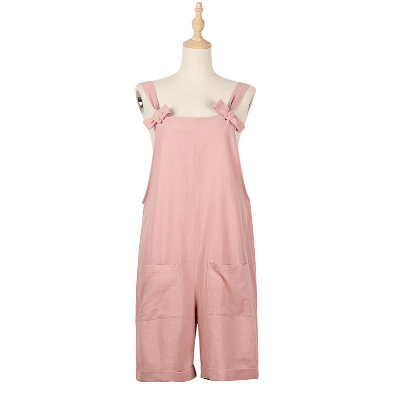 Sale Loose Casual Sweet Streetwear Summer Women Jumpsuit Patchwork Bowknot Solid Color Pocket Flanging Shorts Female Overalls
Sale Loose Casual Sweet Streetwear Summer Women Jumpsuit Patchwork Bowknot Solid Color Pocket Flanging Shorts Female Overalls