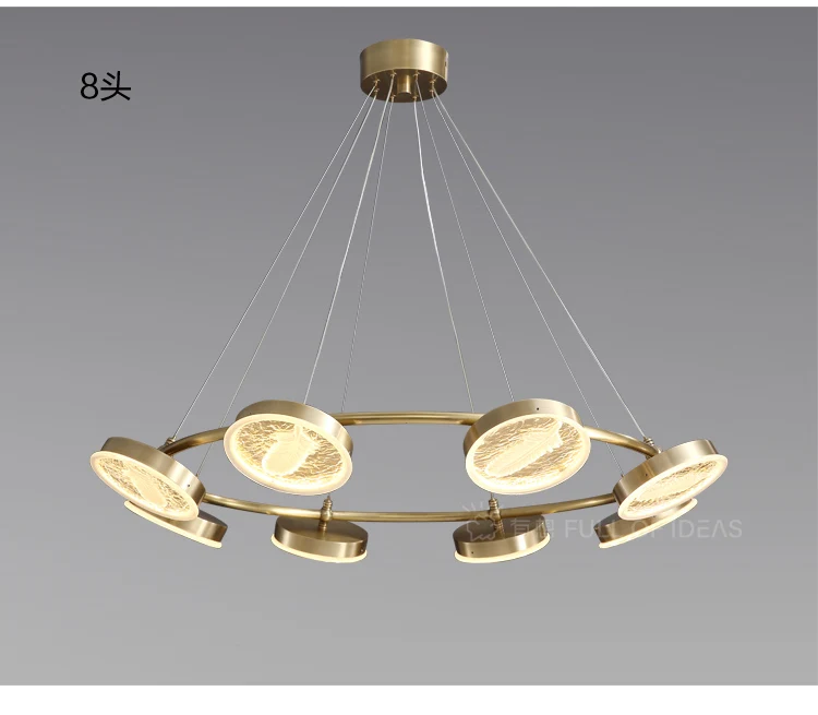 Postmodern living room chandelier designer light luxury minimalist villa copper lamp Italian reception dining room lamp
Postmodern living room chandelier designer light luxury minimalist villa copper lamp Italian reception dining room lamp