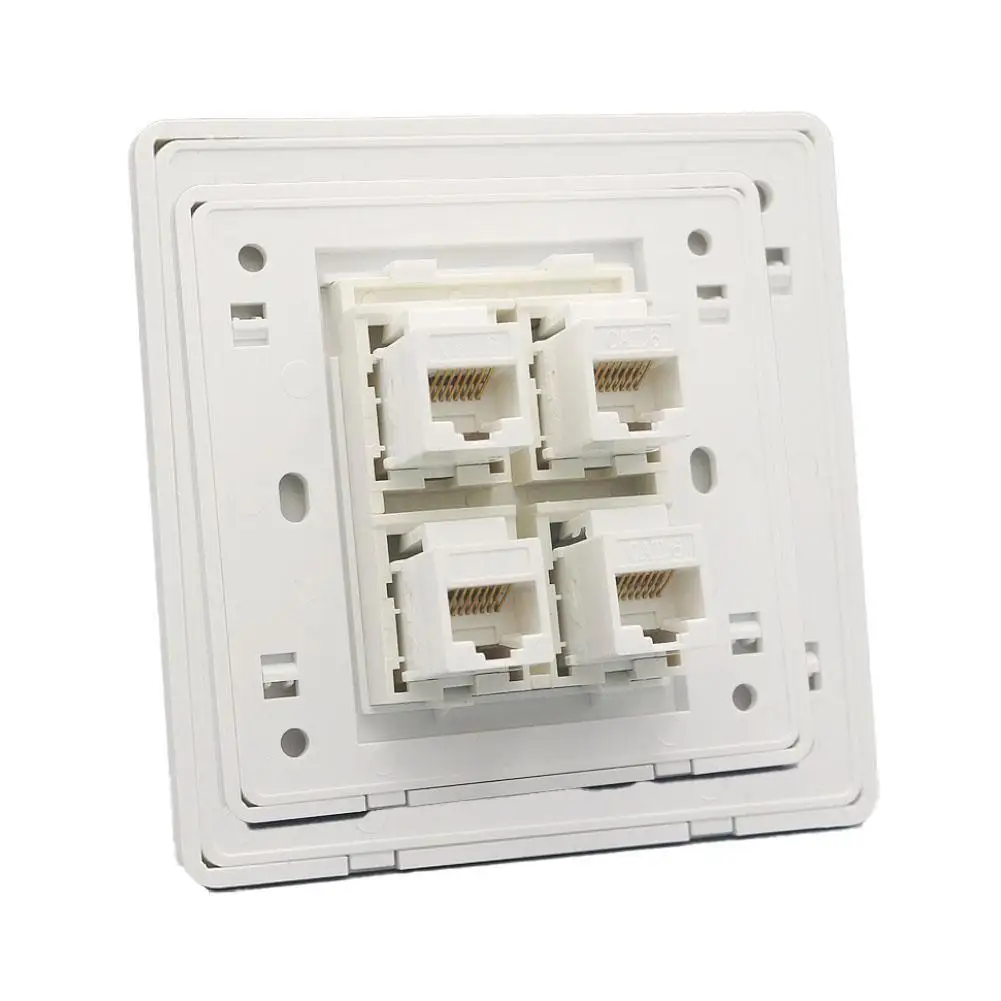 Type 86 Computer Network Cable Socket Female-to-female Socket Socket Gigabit Straight Computer Plug Cable Panel Network S5D3
Type 86 Computer Network Cable Socket Female-to-female Socket Socket Gigabit Straight Computer Plug Cable Panel Network S5D3