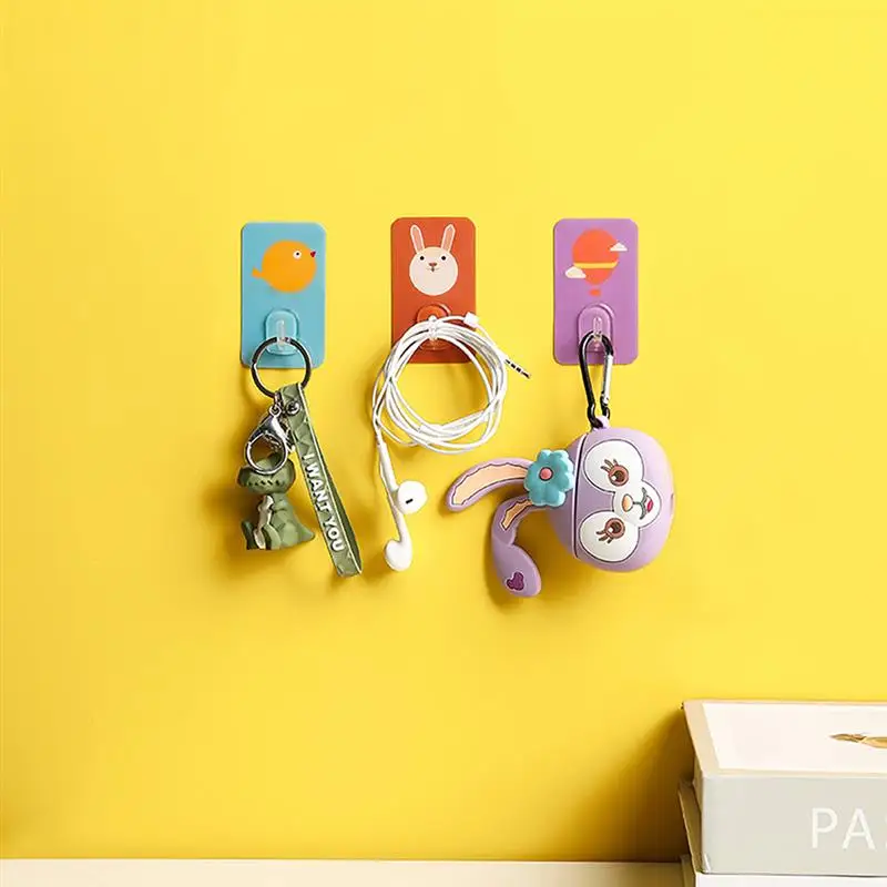 10Pcs Cartoon Adhesive Hooks Wall-mounted Kitchen Traceless Wall Hook for Bedroom Living Room Toilet
10Pcs Cartoon Adhesive Hooks Wall-mounted Kitchen Traceless Wall Hook for Bedroom Living Room Toilet