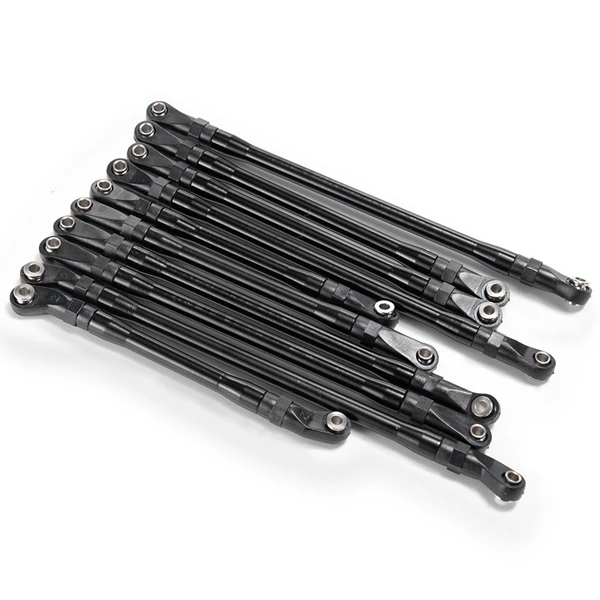 10Pcs/Set Black CNC Alloy Rod Link Linkage Set for Axial SCX10 II 90046 1/10 RC Crawler
10Pcs/Set Black CNC Alloy Rod Link Linkage Set for Axial SCX10 II 90046 1/10 RC Crawler
