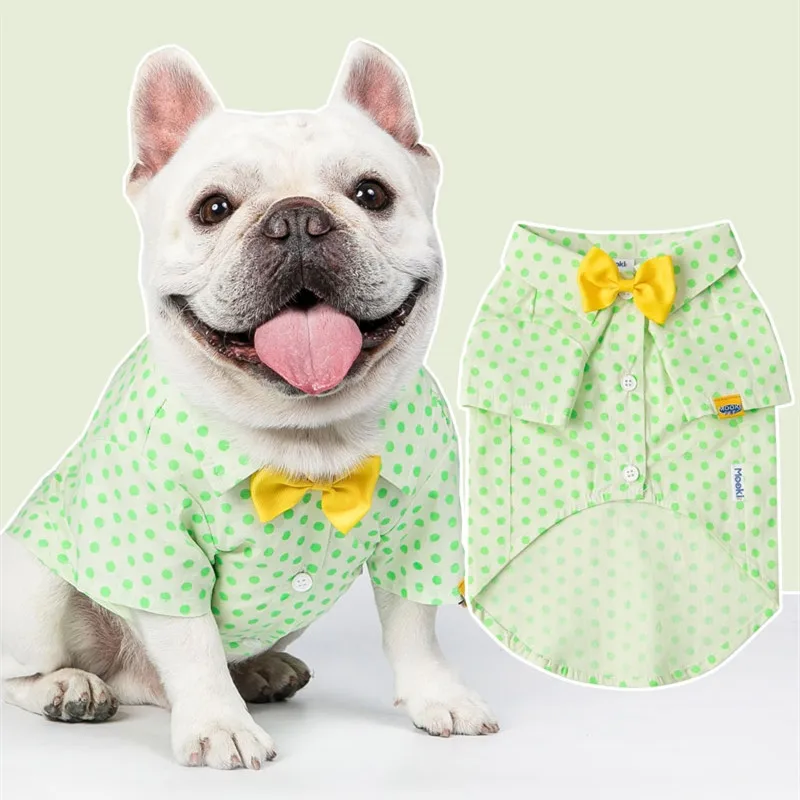 Cute Dots Dog Shirt Summer Dog Clothes Coat Cat Pomeranian Poodle Bichon Schnauzer Pug French Bulldog Corgi Clothing Costumes
Cute Dots Dog Shirt Summer Dog Clothes Coat Cat Pomeranian Poodle Bichon Schnauzer Pug French Bulldog Corgi Clothing Costumes