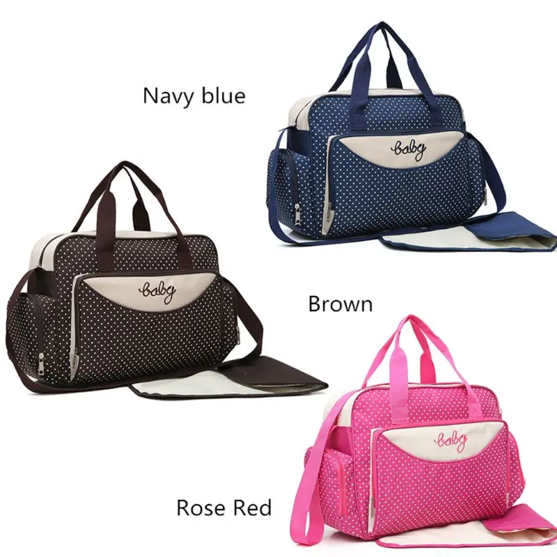 5Pcs/Set Baby Nursing Diaper Bag Tote Large-Capacity Polka Dot Mummy Handbag LX9F
5Pcs/Set Baby Nursing Diaper Bag Tote Large-Capacity Polka Dot Mummy Handbag LX9F