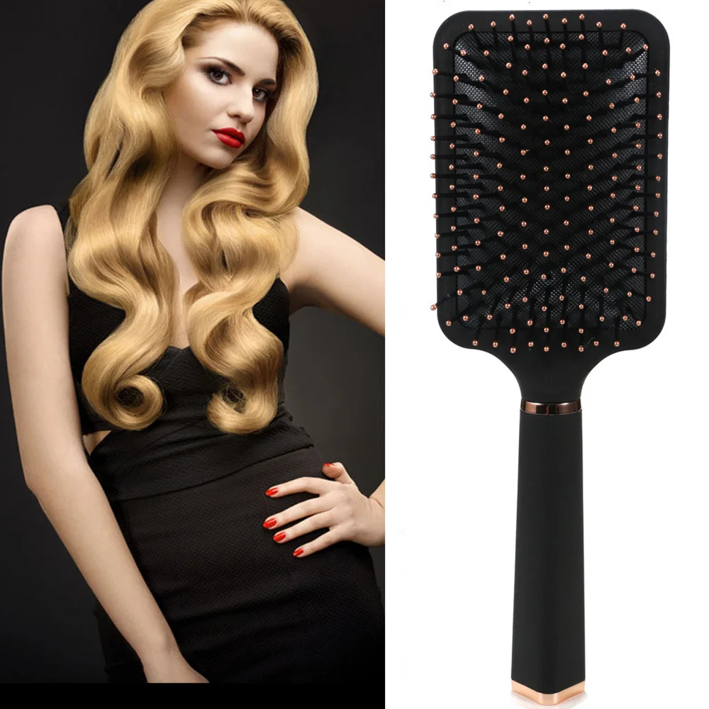 1 Pcs Massage Comb Anti Static Hair Plastic Combs Hairbrush Wet Curly Detangle Hair Brush Salon Hairdressing Styling Tool
1 Pcs Massage Comb Anti Static Hair Plastic Combs Hairbrush Wet Curly Detangle Hair Brush Salon Hairdressing Styling Tool