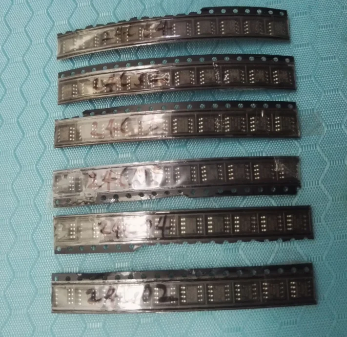 6 Values * 10pcs=60pcs Memory IC KIT 24C02/04/08/16/32/64 sop-8 EEPROM 24C64 24C32 24C16 24C08 24C04 24C02 sop soic SOP8 AT24C
6 Values * 10pcs=60pcs Memory IC KIT 24C02/04/08/16/32/64 sop-8 EEPROM 24C64 24C32 24C16 24C08 24C04 24C02 sop soic SOP8 AT24C