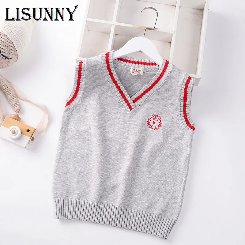 Весна-Осень 2021, европейский и американский стиль, Трикотажный жилет с V-образным вырезом для девочек и мальчиков, детский джемпер, свитера, д... 
Весна-Осень 2021, европейский и американский стиль, Трикотажный жилет с V-образным вырезом для девочек и мальчиков, детский джемпер, свитера, д...