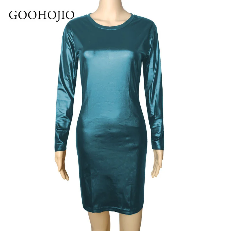 GOOHOJIO 2021 New Spring Autumn Tight Buttock Dress Women Solid Color Nightclub Dresses for Women Imitation Leather Women Dress
GOOHOJIO 2021 New Spring Autumn Tight Buttock Dress Women Solid Color Nightclub Dresses for Women Imitation Leather Women Dress