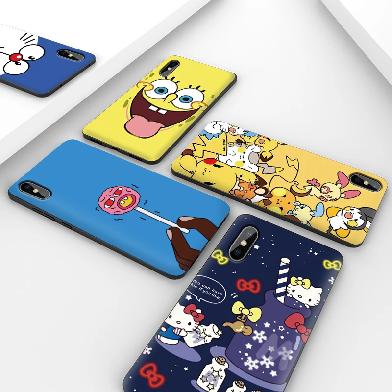 Популярный Молодежный Стильный чехол для телефона iPhone 11 Pro Max X XS XR 8 7 6 5 s Plus мягкий