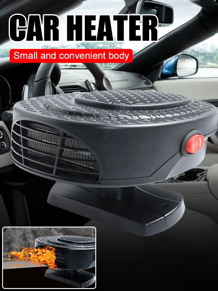Universal 150W Car Heater 12V/24V Electric Heating Fan 2 Mode Windshield Defrosting Defogging 360 Degree Rotating Accessories
Universal 150W Car Heater 12V/24V Electric Heating Fan 2 Mode Windshield Defrosting Defogging 360 Degree Rotating Accessories