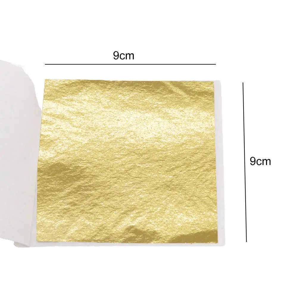 100X Gold/Silver/Copper Foil Double Sided Paper Decoration Leaves 9*9 Leaf cm Crafts Paper Gilding Sheets Decor Design DIY
100X Gold/Silver/Copper Foil Double Sided Paper Decoration Leaves 9*9 Leaf cm Crafts Paper Gilding Sheets Decor Design DIY