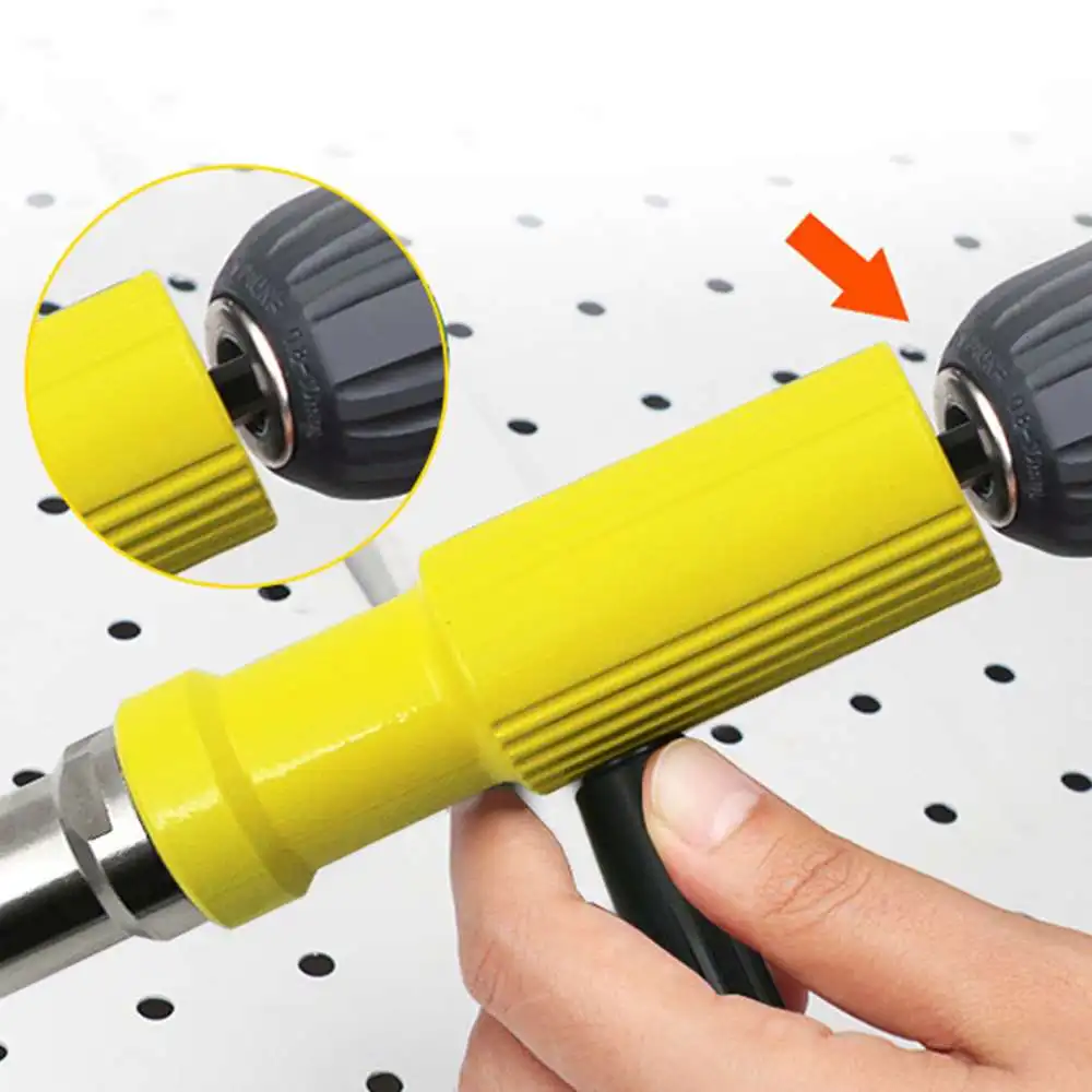 Yellow New Electric Riveting Tool Machine Riveting Pull Pin Conversion Head Adapter Accessories Pull Core
Yellow New Electric Riveting Tool Machine Riveting Pull Pin Conversion Head Adapter Accessories Pull Core