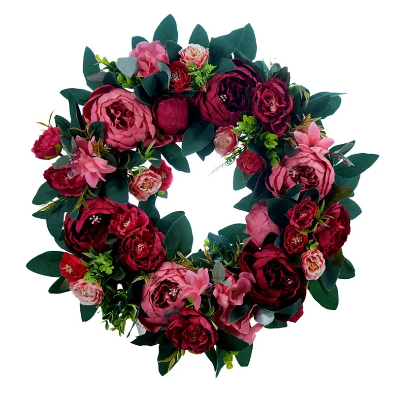 Artificial Peony Flower Wreath for Front Door Farmhouse Welcome Door Wall Window Wedding Birthday Party Home Decor
Artificial Peony Flower Wreath for Front Door Farmhouse Welcome Door Wall Window Wedding Birthday Party Home Decor