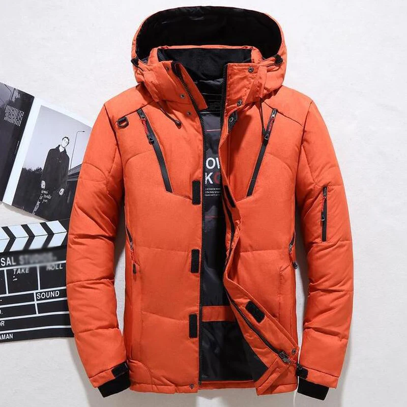 New Winter Jacket Men Casual White Duck Down Warm Hooded Coats Mens Outwear Windbreaker Thicken Parkas 4XL hombre
New Winter Jacket Men Casual White Duck Down Warm Hooded Coats Mens Outwear Windbreaker Thicken Parkas 4XL hombre