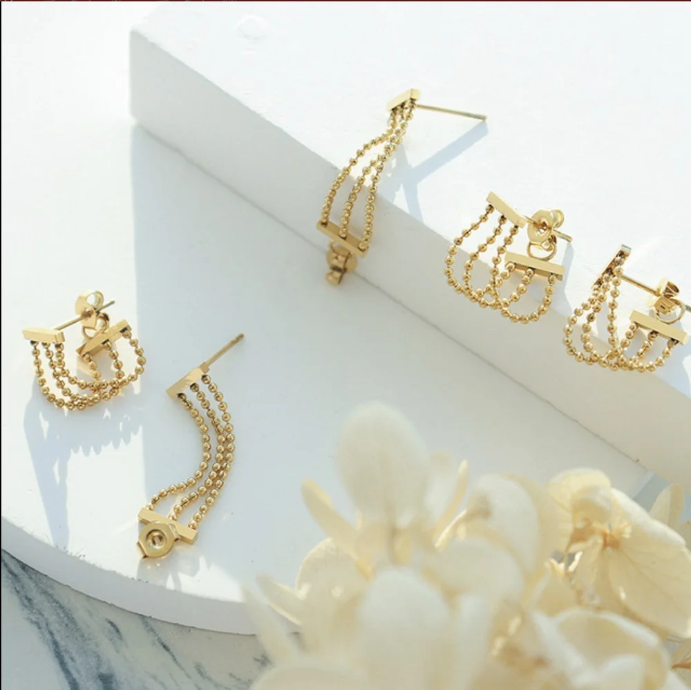 Женские серьги с кисточками из нержавеющей стали 316L, позолоченные женские модные ювелирные изделия FX295 для вечеринки, свадьбы, помолвки
Женские серьги с кисточками из нержавеющей стали 316L, позолоченные женские модные ювелирные изделия FX295 для вечеринки, свадьбы, помолвки