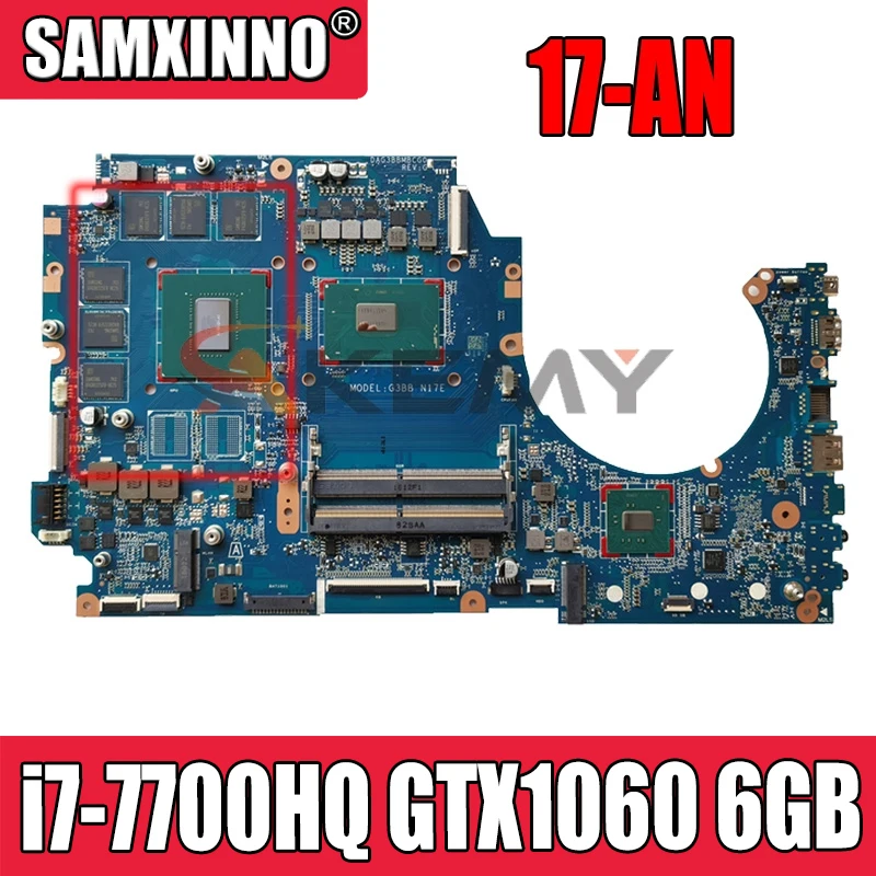 LAPTOP MOTHERBOARD 929516-601 DAG3BBMBCG0 FOR HP 17-AN WITH GTX 1060 6GB CPU i7-7700HQ CPU FULLY TESTED WELL
LAPTOP MOTHERBOARD 929516-601 DAG3BBMBCG0 FOR HP 17-AN WITH GTX 1060 6GB CPU i7-7700HQ CPU FULLY TESTED WELL
