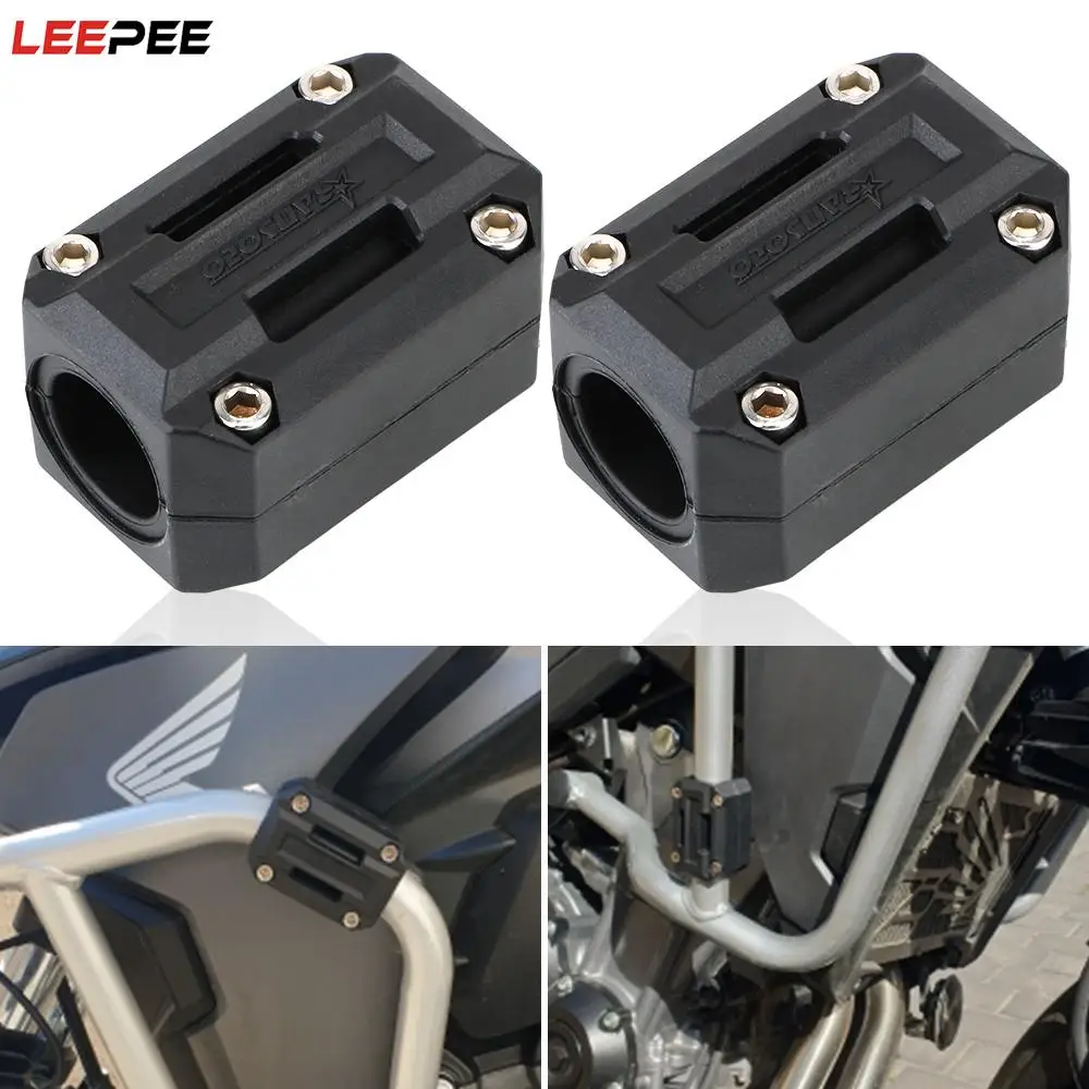 LEEPEE Motorcycle Engine Guard Protector Engine Bumper Guard Blocks For Honda Decorative Block Crash Bar Fit for 22/25/28mm
LEEPEE Motorcycle Engine Guard Protector Engine Bumper Guard Blocks For Honda Decorative Block Crash Bar Fit for 22/25/28mm