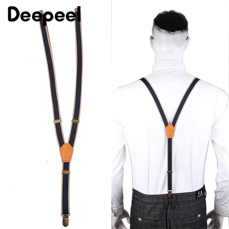 Подтяжки Deepeel для мужчин 1 шт. 2x110 см модные мужские подтяжки в стиле унисекс с 3