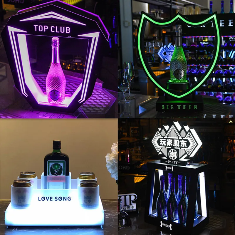 Customized Logo Rechargeable Ace of Spade LEDLuminous Beer Wine Bottle Holder Glowing Champagne Cocktail Drinkware Holder
Customized Logo Rechargeable Ace of Spade LEDLuminous Beer Wine Bottle Holder Glowing Champagne Cocktail Drinkware Holder