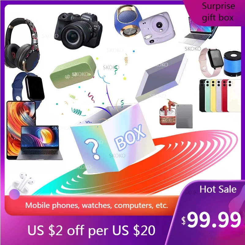 Lucky Mystery Boxes,Mysterious Random Products,There Is A Chance To Open:Such As Drones,Smart Watches,Gamepad,Anything Possible
Lucky Mystery Boxes,Mysterious Random Products,There Is A Chance To Open:Such As Drones,Smart Watches,Gamepad,Anything Possible