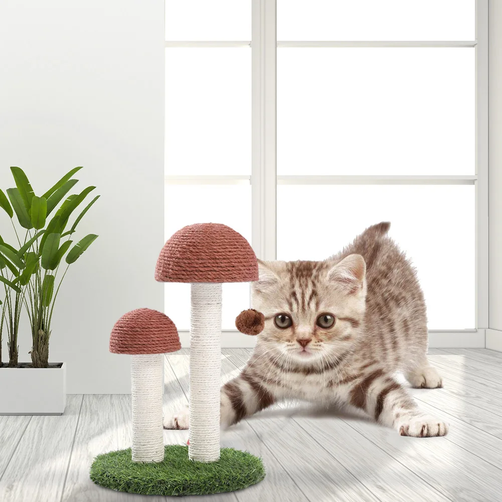 Cute Mushroom Shape Pet Cat Scratching Post Toys Climbing Grinding Frame Scratcher for Cat Resting Sleeping Kitten Training Toy
Cute Mushroom Shape Pet Cat Scratching Post Toys Climbing Grinding Frame Scratcher for Cat Resting Sleeping Kitten Training Toy