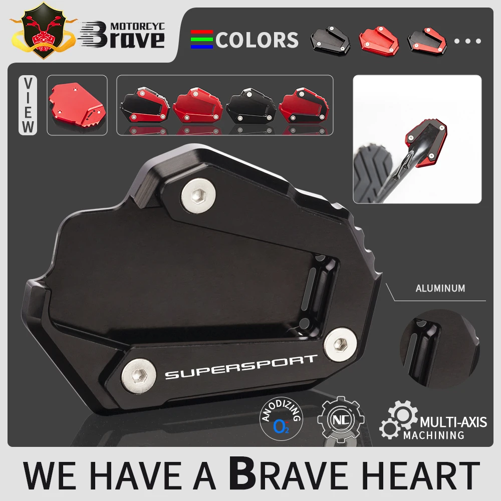 Motorcycle Kickstand Foot Side Stand For Ducati Supersport 2017 2018 2019 2020 SuperSport 950 2021 Extension Pad Support Plate
Motorcycle Kickstand Foot Side Stand For Ducati Supersport 2017 2018 2019 2020 SuperSport 950 2021 Extension Pad Support Plate