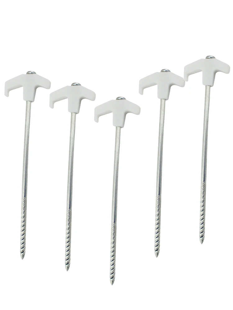 5Pcs Tent Stakes Heavy Duty Glow in the Dark Ground Screw Pegs Luminous Fixed Pegs Nail for Awning Outdoor Camping Accessories
5Pcs Tent Stakes Heavy Duty Glow in the Dark Ground Screw Pegs Luminous Fixed Pegs Nail for Awning Outdoor Camping Accessories