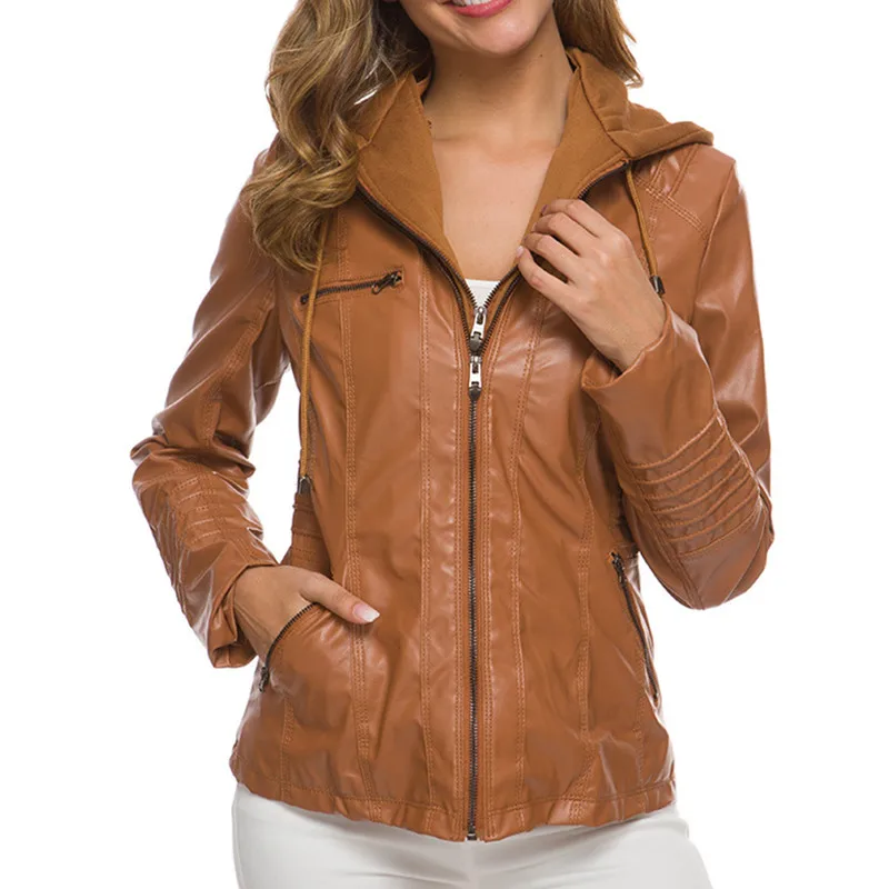 Женская куртка из искусственной кожи, осенне-зимняя куртка со съемным капюшоном, Куртки из искусственной кожи, Повседневная теплая верхняя ...
Женская куртка из искусственной кожи, осенне-зимняя куртка со съемным капюшоном, Куртки из искусственной кожи, Повседневная теплая верхняя ...