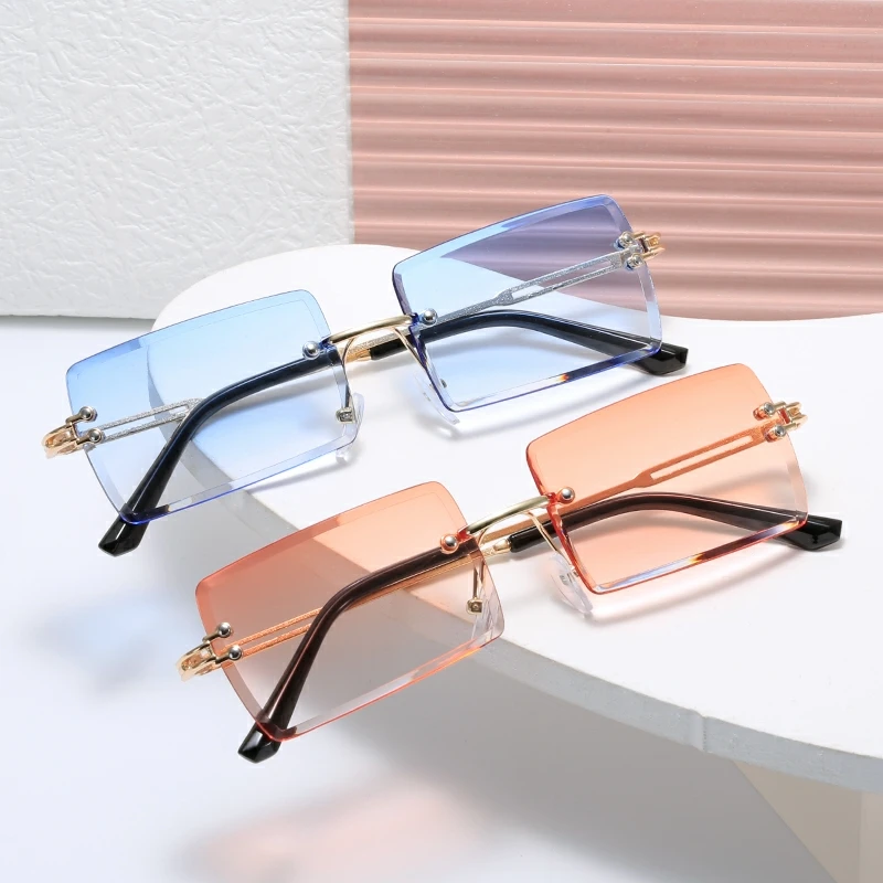 EAEONXE Rectangle Fashion Rimless Sunglasses Popular Women Shades Square Sun Glasses For Female Summer Traveling
EAEONXE Rectangle Fashion Rimless Sunglasses Popular Women Shades Square Sun Glasses For Female Summer Traveling