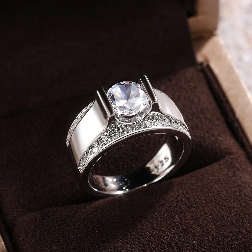JK Classic Design Bridegroom Wedding Engagement Rings Brilliant Crystal Zircon Simple Timeless Style Rings for Men Size 8-12
JK Classic Design Bridegroom Wedding Engagement Rings Brilliant Crystal Zircon Simple Timeless Style Rings for Men Size 8-12