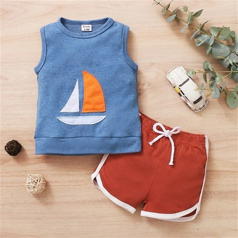 Summer Baby Girls Boys Casual Clothes Sets Newborn Little Kids Stitching O-Neck Sleeveless T-Shirt + Solid Color Shorts
Summer Baby Girls Boys Casual Clothes Sets Newborn Little Kids Stitching O-Neck Sleeveless T-Shirt + Solid Color Shorts