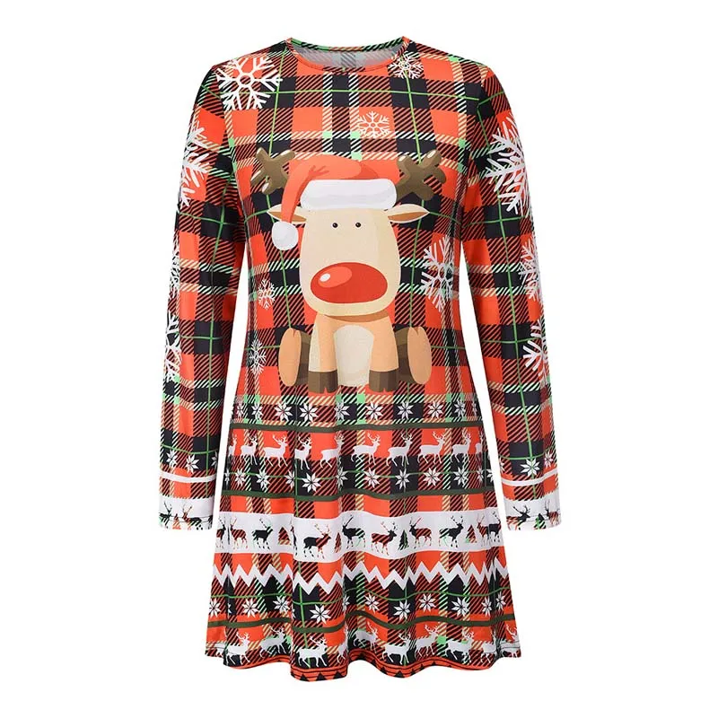 2021 Autumn Winter Chiristmas Knitted Dress Women Short Floral Dresses Ladies Print A-line Plaid Dress Long Sleeve
2021 Autumn Winter Chiristmas Knitted Dress Women Short Floral Dresses Ladies Print A-line Plaid Dress Long Sleeve