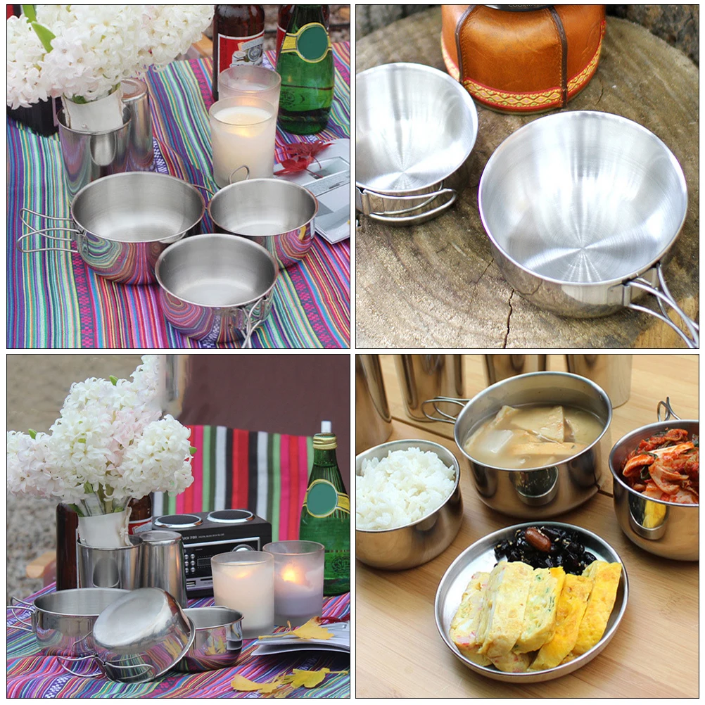 1 Set Outdoor Camping Bowl Premium Camping Bowl Practical Camping Bowl
1 Set Outdoor Camping Bowl Premium Camping Bowl Practical Camping Bowl