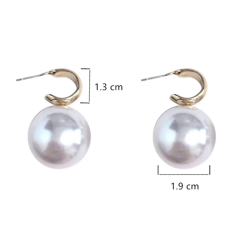 Fashion Korean Oversized Pearl Drop Earrings For Women Bohemian Round Pearl Wedding Earrings Luxury pearl For Girl
Fashion Korean Oversized Pearl Drop Earrings For Women Bohemian Round Pearl Wedding Earrings Luxury pearl For Girl